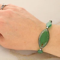 6 Packs: 13 ct. (78 total) Smooth Green Czech Glass Oval Beads by Bead Landing™