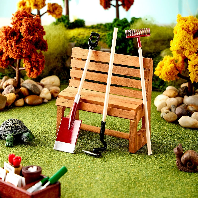 12 Pack: Mini Garden Rake, Hoe & Shovel by Make Market®