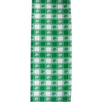 DII® 72" Shamrock Woven Check Table Runner
