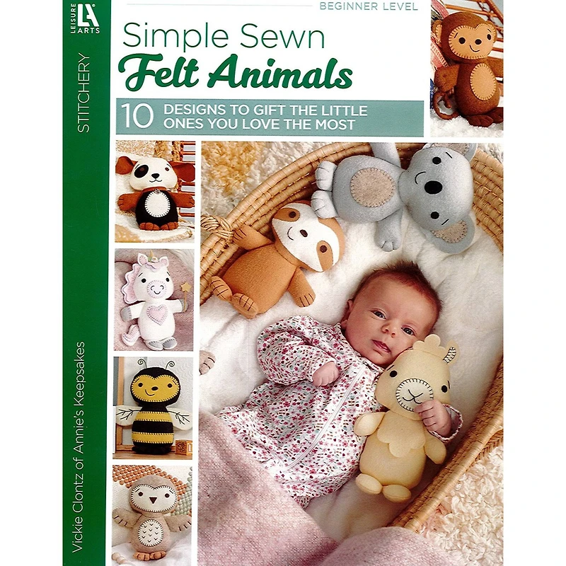 Leisure Arts Simple Sewn Felt Animals Book