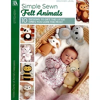 Leisure Arts Simple Sewn Felt Animals Book