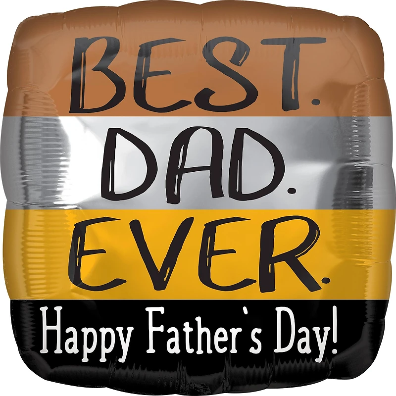 18" Best Dad Ever Father's Day Foil Balloon
