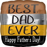18" Best Dad Ever Father's Day Foil Balloon