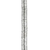 12 Pack: Rhodium Large Hole Metal Disc Spacer Beads by Bead Landing™