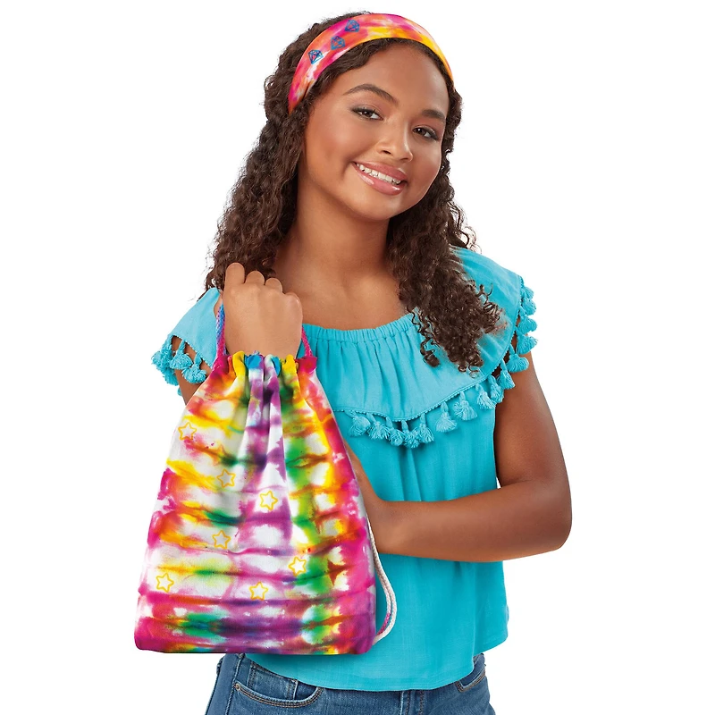 Cra-Z-Art Shimmer 'n Sparkle Tie Dye Fashion Tote & Headband