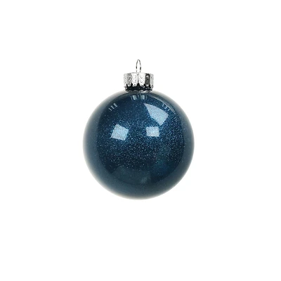4 Pack 3.1" Glitter Glass Ball Ornaments by Ashland