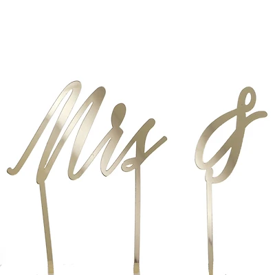 Style Me Pretty Mrs. Cake Topper