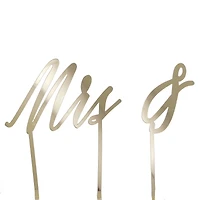 Style Me Pretty Mrs. Cake Topper
