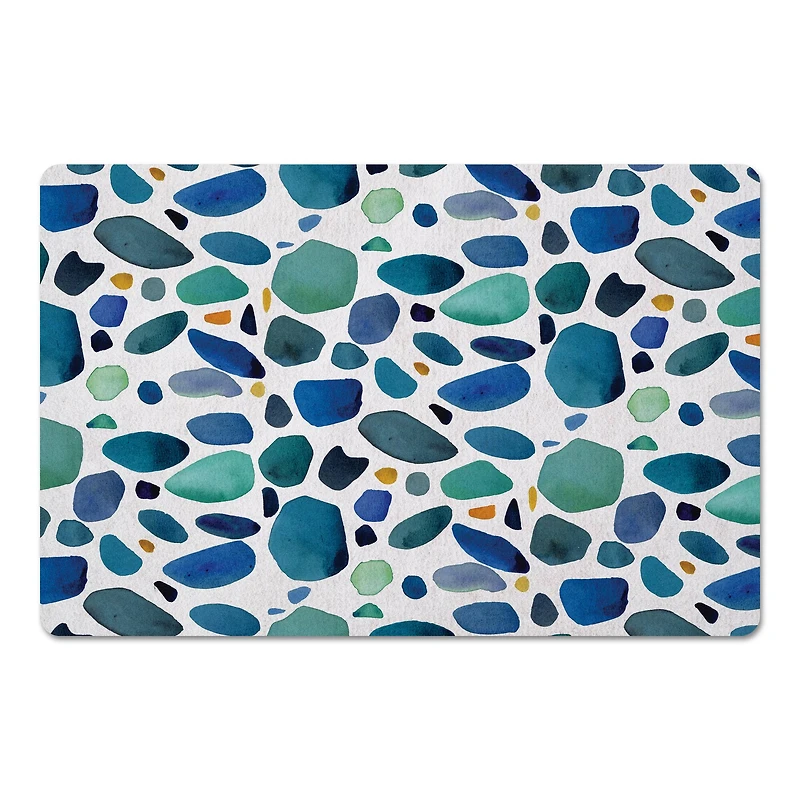 Sea Glass Floor Mat, 27" x 18"