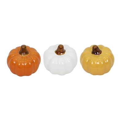 Assorted 3" Ceramic Tabletop Pumpkin, 1pc. by Ashland®