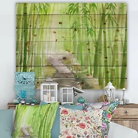 Designart - Green Bamboo Forest