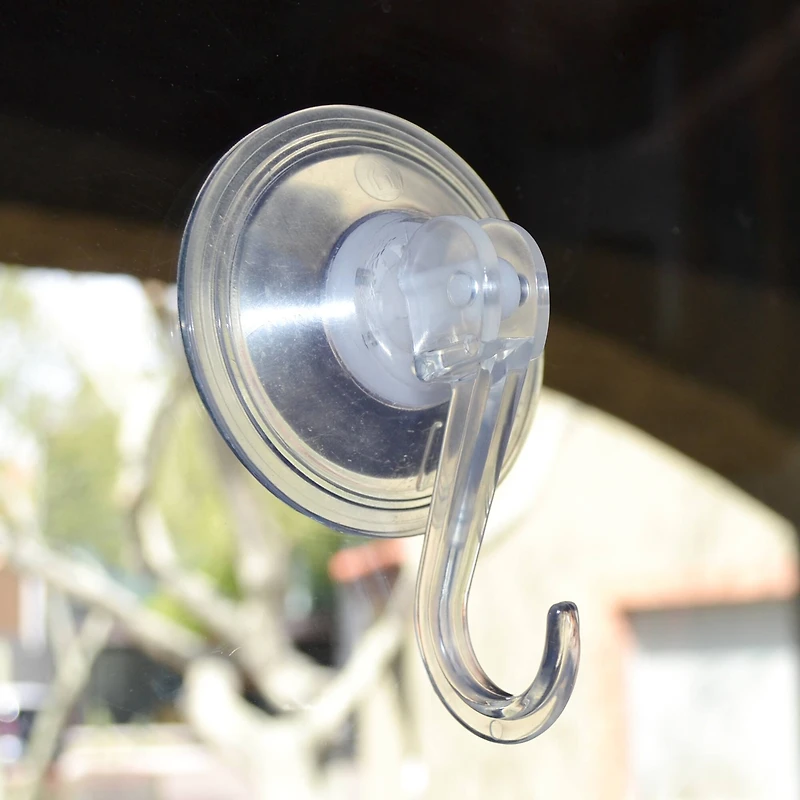 Simple Living Solutions® Push Lock Suction Cup Wreath Hook