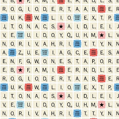 Camelot® Fabrics Scrabble® Board Cotton Fabric