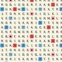 Camelot® Fabrics Scrabble® Board Cotton Fabric