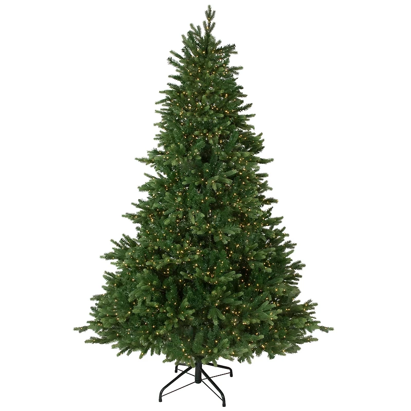 7.5ft. Pre-Lit Real Touch™️ Riverton Fir Artificial Christmas Tree, Clear LED Lights
