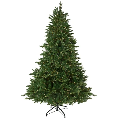 7.5ft. Pre-Lit Real Touch™️ Riverton Fir Artificial Christmas Tree, Clear LED Lights
