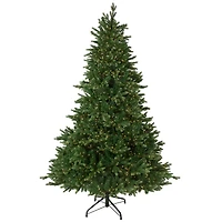 7.5ft. Pre-Lit Real Touch™️ Riverton Fir Artificial Christmas Tree, Clear LED Lights