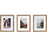 3 Pack Gallery™ Honey Frame with Mat by Studio Décor®