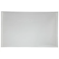JAM Paper 9" x 14.25" Clear Plastic Tuck Flap Closure Envelopes, 12ct.