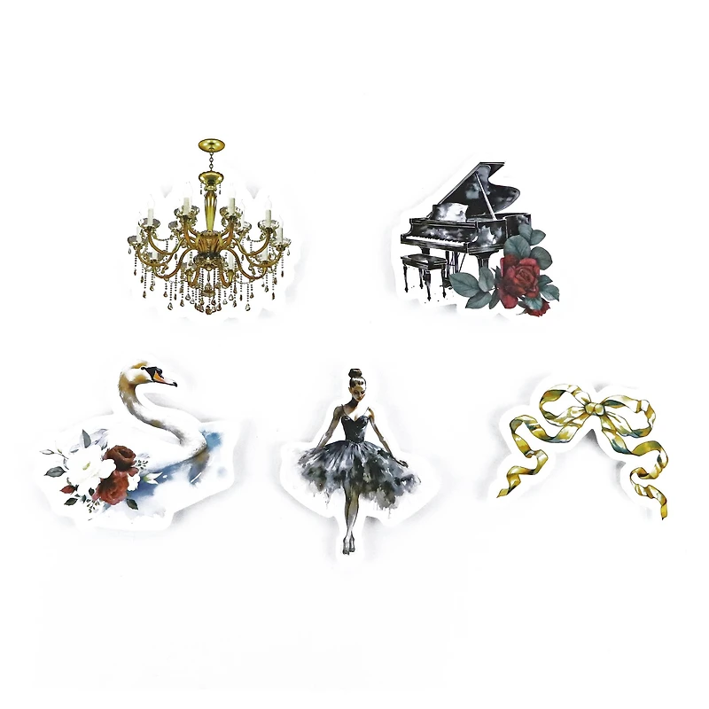 Assorted Romantic Vinyl Die Cut Stickers, 10pc. by Recollections™