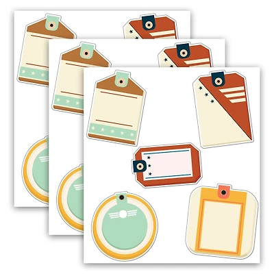 Carson Dellosa® Let's Explore Travel Tags Cut-Outs, 3 Packs of 36