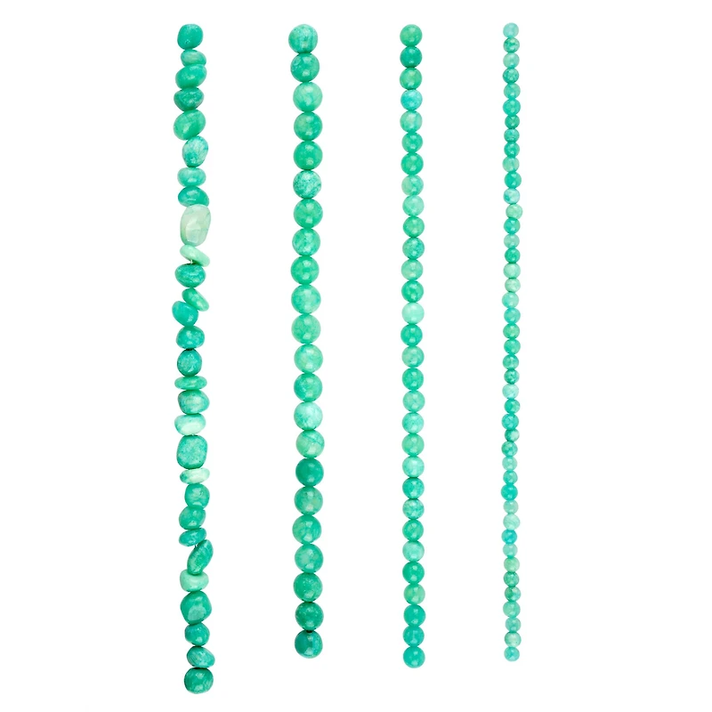 Mint Quartz Beads by Bead Landing™