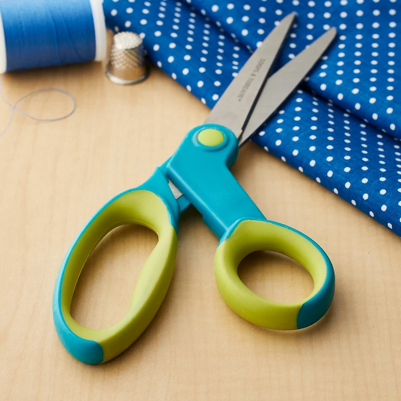 12 Pack: 8" Bent Scissors by Loops & Threads™