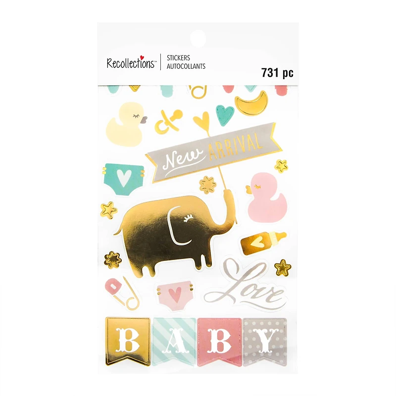 12 Pack: Baby Icons Sticker Book by Recollections™