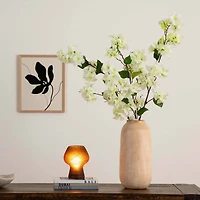 47" Cream Bougainvillea Flower Stems, 3ct.