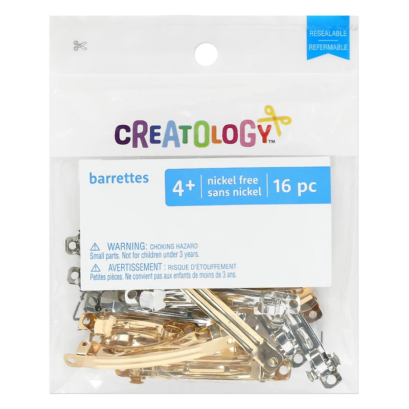 Silver & Gold Barrettes by Creatology™