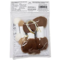 Christmas Frosted Pinecone Ornament Felting Kit by Loops & Threads®