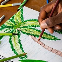 Black Hardcover Mixed Media Book by Artist's Loft™, 5.5" x 8.5"