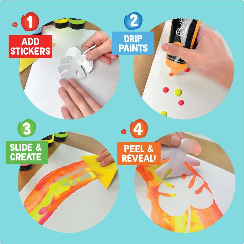 Squeegee Art Craft Kit