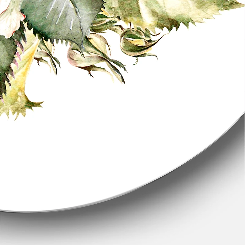 Designart - Beautiful Bouquet With Hudrangea and Roses