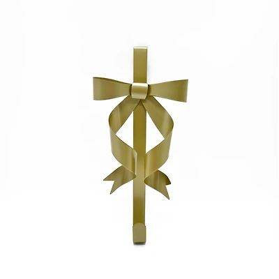 15" Gold Bow Metal Wreath Hanger by Ashland®