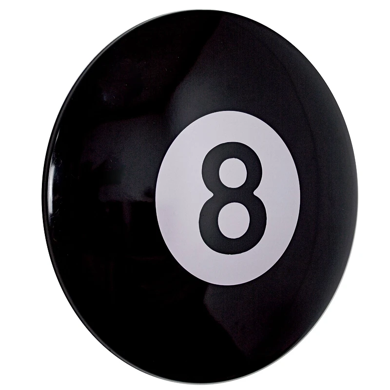 Eight-Ball Dome Metal Sign