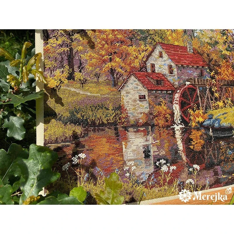 Merejka Watermill Counted Cross Stitch Kit