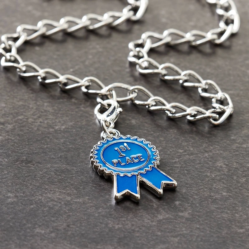 Blue Ribbon 1st Place Charm by Bead Landing™ 