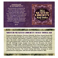 Seated Liberty Silver Half Dollar