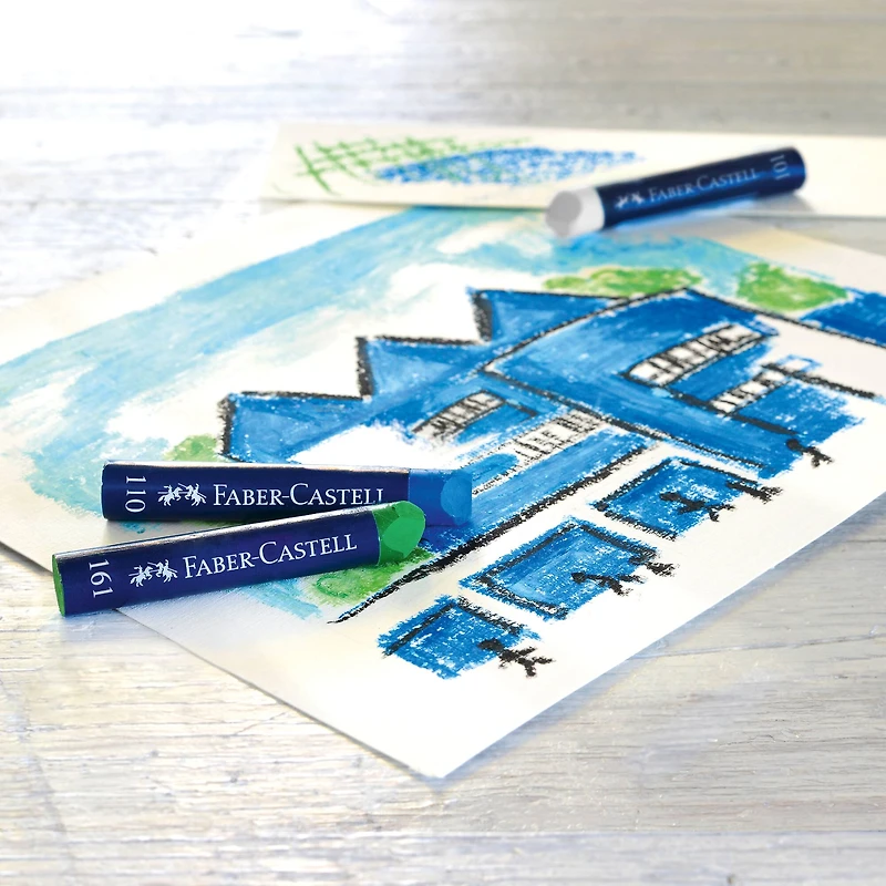 12 Packs: 12 ct. (144 total) Faber Castell Oil Pastels