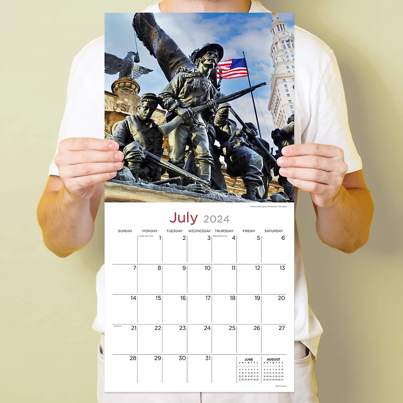 TF Publishing Ohio Wall Calendar
