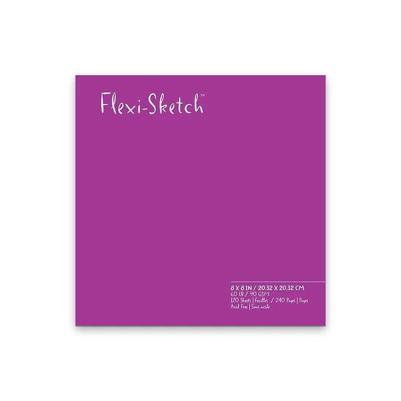 Global Art Flexi-Sketch Sketchbook, 8" x 8"