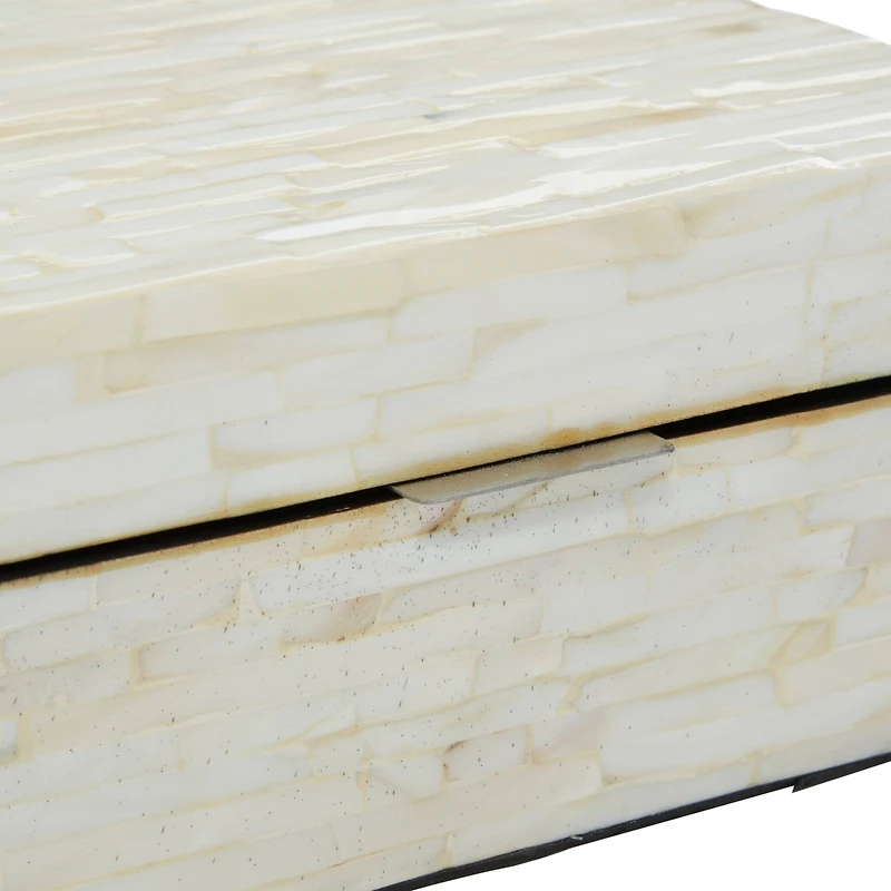 White Mother of Pearl Coastal Box Set