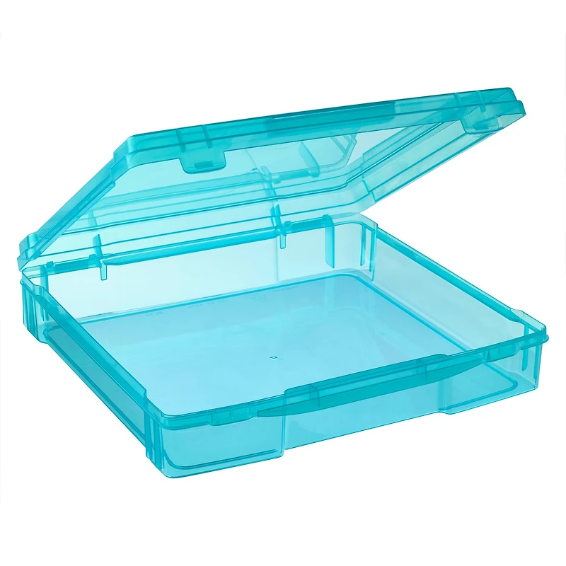 12" x 12" Turquoise Storage Case by Simply Tidy®