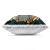 Stupell Industries Autumnal Fox & Birch Trees Outdoor Printed Pillow