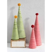 Hello Honey® Wool Yarn Wrapped Tree with Pom Pom