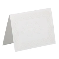 JAM Paper Pearl Border Thank You Cards & Kraft Envelopes, 25ct.