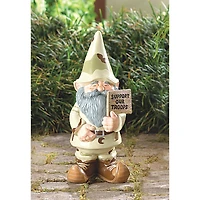 11.5" Support Our Troops Garden Gnome
