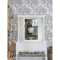 NuWallpaper Blue Sudbury Peel & Stick Wallpaper