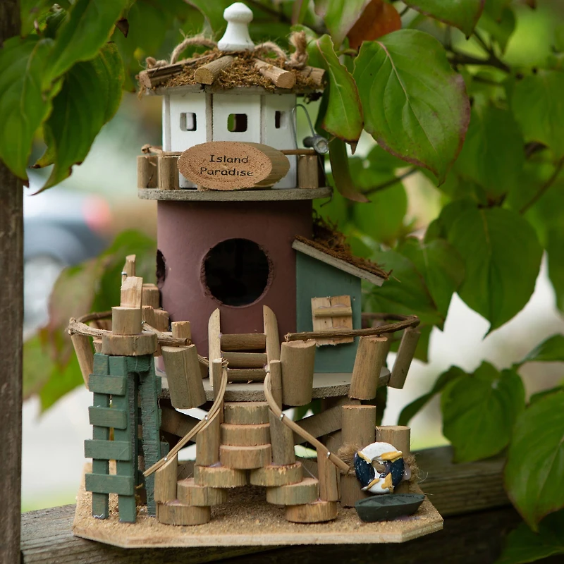 11.25" Island Paradise Birdhouse